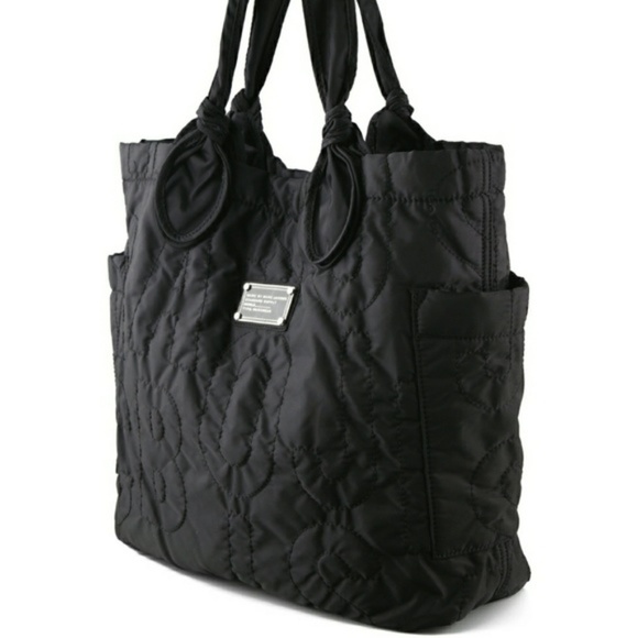 Marc By Marc Jacobs Handbags - Marc by Marc Jacobs Black Nylon Tate Tote